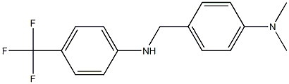 N-{[4-(dimethylamino)phenyl]methyl}-4-(trifluoromethyl)aniline 结构式