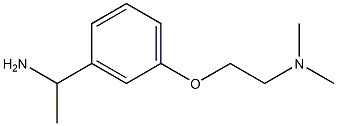 N-{2-[3-(1-aminoethyl)phenoxy]ethyl}-N,N-dimethylamine 结构式