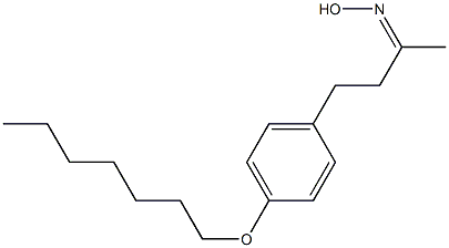 N-{4-[4-(heptyloxy)phenyl]butan-2-ylidene}hydroxylamine 结构式