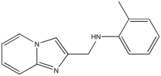 N-{imidazo[1,2-a]pyridin-2-ylmethyl}-2-methylaniline 结构式