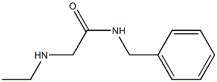 N-benzyl-2-(ethylamino)acetamide 结构式