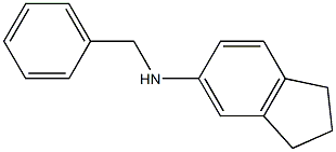 N-benzyl-2,3-dihydro-1H-inden-5-amine 结构式