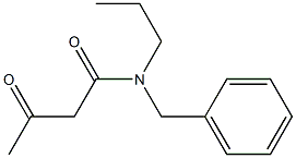 N-benzyl-3-oxo-N-propylbutanamide 结构式