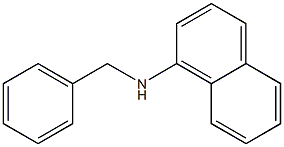 N-benzylnaphthalen-1-amine 结构式