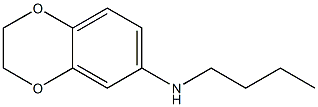 N-butyl-2,3-dihydro-1,4-benzodioxin-6-amine 结构式