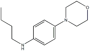 N-butyl-4-(morpholin-4-yl)aniline 结构式