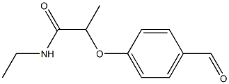 N-ethyl-2-(4-formylphenoxy)propanamide 结构式