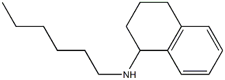 N-hexyl-1,2,3,4-tetrahydronaphthalen-1-amine 结构式