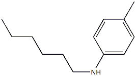 N-hexyl-4-methylaniline 结构式