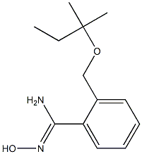 N'-hydroxy-2-{[(2-methylbutan-2-yl)oxy]methyl}benzene-1-carboximidamide 结构式