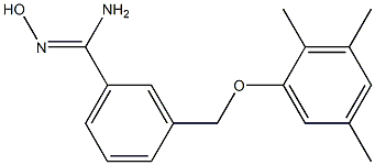 N'-hydroxy-3-(2,3,5-trimethylphenoxymethyl)benzene-1-carboximidamide 结构式