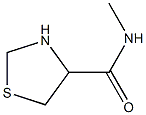 N-methyl-1,3-thiazolidine-4-carboxamide 结构式