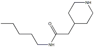 N-pentyl-2-piperidin-4-ylacetamide 结构式