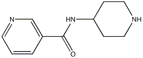 N-piperidin-4-ylnicotinamide 结构式