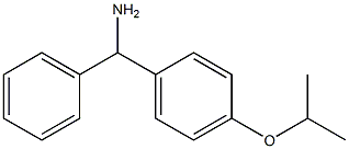 phenyl[4-(propan-2-yloxy)phenyl]methanamine 结构式