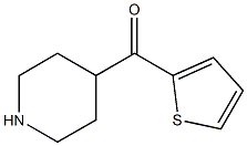 piperidin-4-yl(thien-2-yl)methanone 结构式