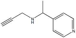 prop-2-yn-1-yl[1-(pyridin-4-yl)ethyl]amine 结构式