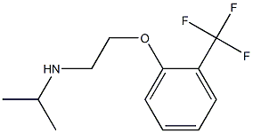 propan-2-yl({2-[2-(trifluoromethyl)phenoxy]ethyl})amine 结构式