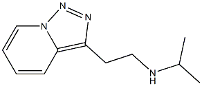 propan-2-yl(2-{[1,2,4]triazolo[3,4-a]pyridin-3-yl}ethyl)amine 结构式