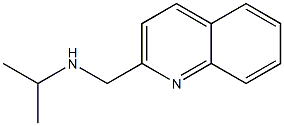 propan-2-yl(quinolin-2-ylmethyl)amine 结构式