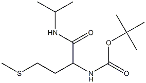 tert-butyl 1-[(isopropylamino)carbonyl]-3-(methylthio)propylcarbamate 结构式