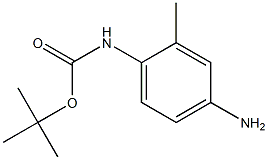 tert-butyl 4-amino-2-methylphenylcarbamate 结构式
