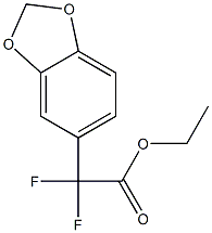 Ethyl Benzo[1,3]dioxol-5-yl-difluoroacetate 结构式