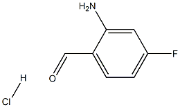 2-AMINO-4-FLUOROBENZALDEHYDE HCL 结构式