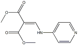 2-(Pyridin-4-ylaminomethylene)-malonic acid dimethyl ester 结构式