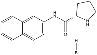 L-PROLINE-b-NAPHTHYLAMIDEHYDROBROMIDE extrapure 结构式