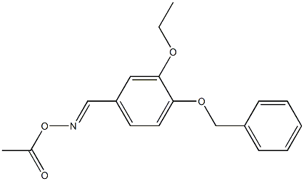 4-(benzyloxy)-3-ethoxybenzaldehyde O-acetyloxime 结构式