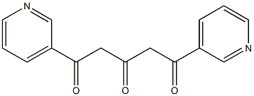 1,5-di(3-pyridinyl)-1,3,5-pentanetrione 结构式