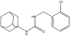 N-(1-adamantyl)-N'-(2-chlorobenzyl)urea 结构式