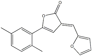 5-(2,5-dimethylphenyl)-3-(2-furylmethylene)-2(3H)-furanone 结构式