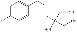 2-amino-2-{[(4-fluorobenzyl)oxy]methyl}-1,3-propanediol 结构式