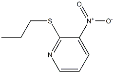 3-nitro-2-(propylsulfanyl)pyridine 结构式