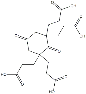 3-[1,3,3-tris(2-carboxyethyl)-2,5-dioxocyclohexyl]propanoic acid 结构式