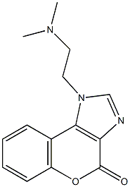1-[2-(dimethylamino)ethyl]chromeno[3,4-d]imidazol-4(1H)-one 结构式