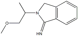 2-(2-methoxy-1-methylethyl)-1-isoindolinimine 结构式