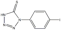 1-(4-iodophenyl)-1,4-dihydro-5H-tetraazole-5-thione 结构式