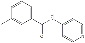 3-methyl-N-(4-pyridinyl)benzamide 结构式