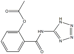 2-[(1H-tetraazol-5-ylamino)carbonyl]phenyl acetate 结构式