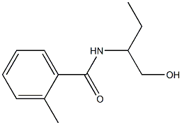 N-[1-(hydroxymethyl)propyl]-2-methylbenzamide 结构式