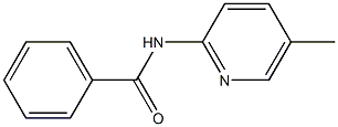 N-(5-methyl-2-pyridinyl)benzamide 结构式