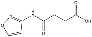 4-(3-isoxazolylamino)-4-oxobutanoic acid 结构式