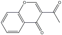 3-acetyl-4H-chromen-4-one 结构式