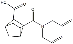 3-[(diallylamino)carbonyl]bicyclo[2.2.1]heptane-2-carboxylic acid 结构式