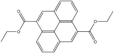 diethyl 4,9-pyrenedicarboxylate 结构式