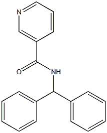 N-benzhydrylnicotinamide 结构式
