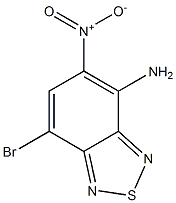 4-amino-7-bromo-5-nitro-2,1,3-benzothiadiazole 结构式